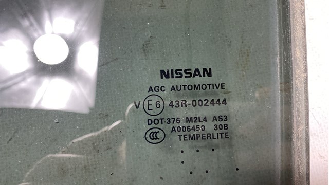 Скло задньої двері лівої Nissan/Infiniti 823013KA1A ціна, від 31.74 USD