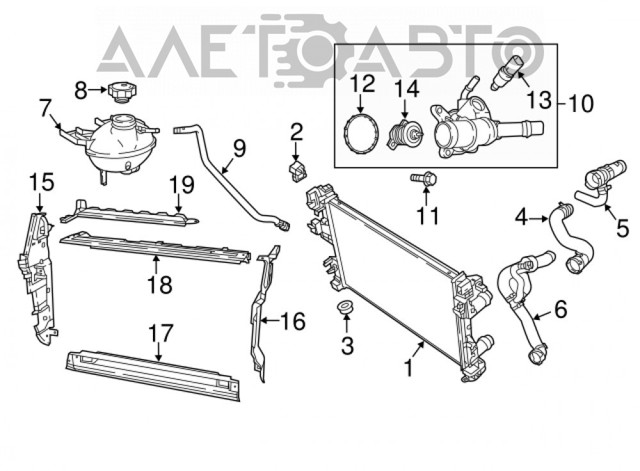 Радіатор основний FPS FP38A581 ціна, від 126.83 USD