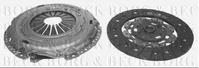 HK2001 Borg&beck комплект зчеплення (3 частини)