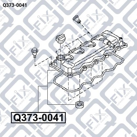 Кришка клапанна Q-fix Q3730041 ціна, від 50.96 USD