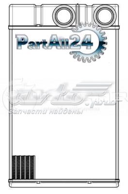 Радіатор пічки LRH0551 Luzar