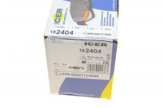 Гальмівні колодки Icer 182404 ціна, від 73.96 USD