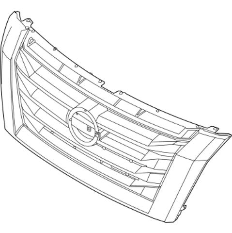 623106TA0D Nissan/Infiniti Решітка радіатора