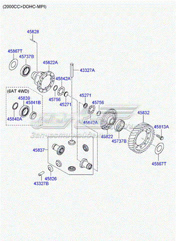  458293B700 Hyundai/Kia