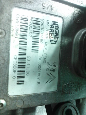  Peugeot/Citroen 9663281480