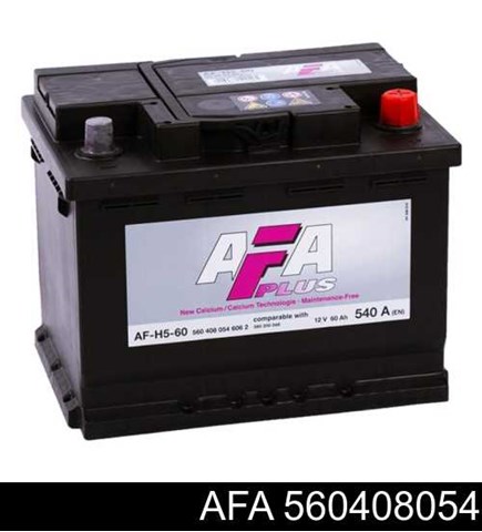 Купити Акумулятор AFA 60 А/г (560408054)