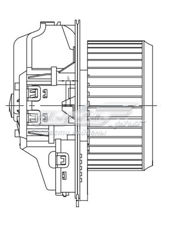 Моторчик пічки Luzar LFH1858