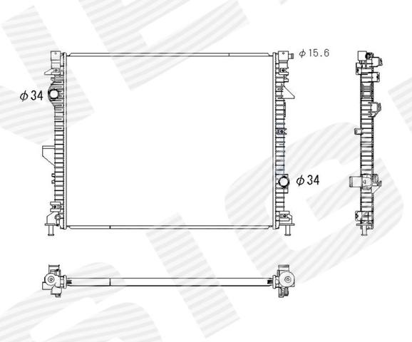 Радіатор RA13554Q Signeda