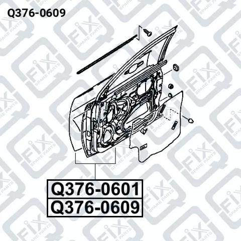 Купити Q3760609 Q-fix Двері кабіни