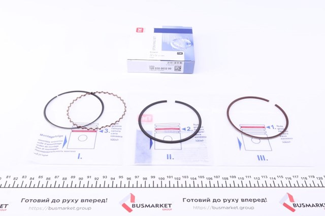 Кільця поршневі на 1 циліндр, STD. 120035003200 NE/NPR