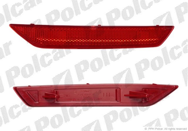 Катафот (відбивач) заднього бампера, лівий 3219972X Polcar