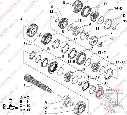 Купити 9643758088 Fiat/Alfa/Lancia 