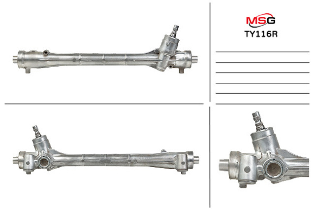 Управління рульове в зборі MSG Rebuilding TY116R ціна, від 179.37 USD
