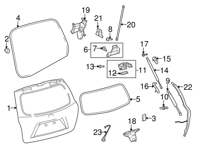 Амортизатор двері задньої Toyota 6895049375 ціна, від 63.34 USD