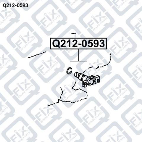 Q2120593 Q-fix Датчик швидкості спідометра