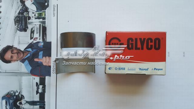 Вкладиші колінвала, шатунні, комплект, 2-й ремонт (+0,50) Glyco 713876050