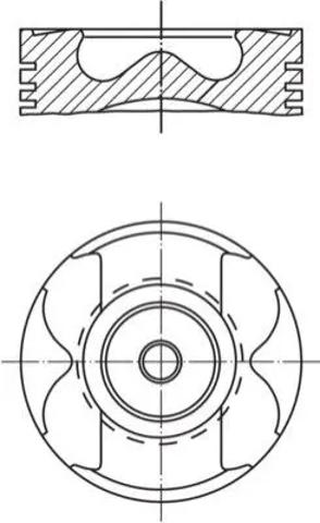 001PI00177001 Mahle Original Поршень в зборі
