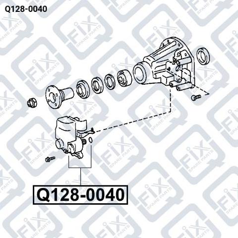 Привід блокування диференціала зад. моста Q-fix Q1280040 ціна, від 440.48 USD