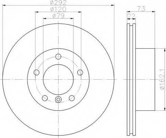 Диск переднього гальма Bosch 986479214 ціна, від 48.99 USD