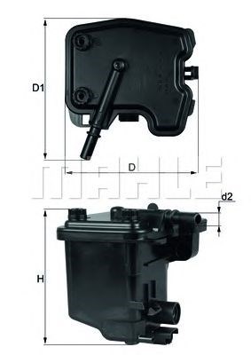 KL431D Mahle Original Фільтр палива