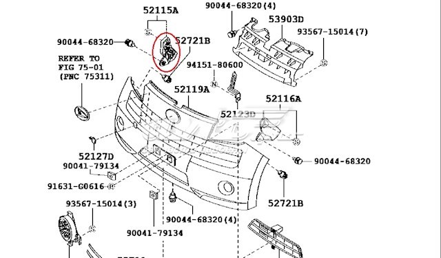  52115B1030 Daihatsu