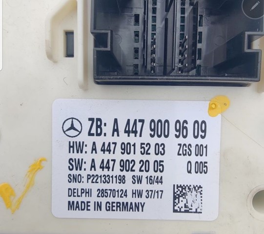A4479009609 Mercedes Блок керування сигналами SAM