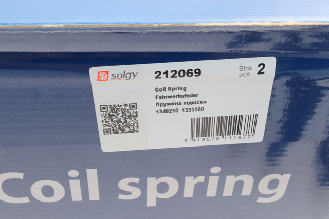 Пружина задня Solgy 212069 ціна, від 27.00 USD