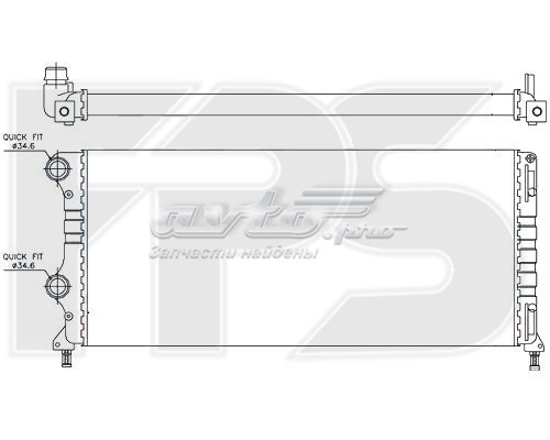 Радіатор основний FPS FP26A112 ціна, від 58.81 USD