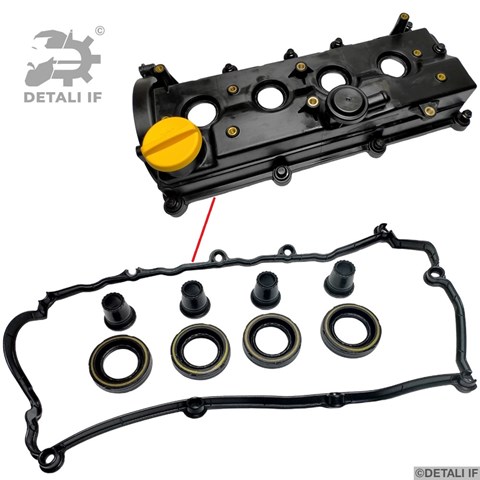 Прокладка клапанної кришки двигуна, кільце 98014752 General Motors