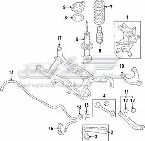 Купити 20380XA00A Subaru Задні пружини