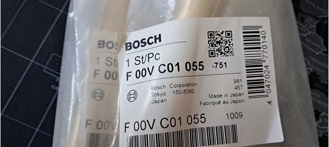 Клапан форсунки BOSCH F00VC01055