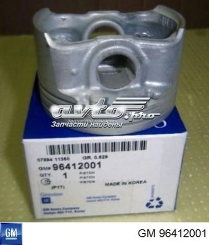 96412001 General Motors Поршень без кілець