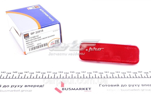 Правий катафот заднього бампера DP Group BP22515