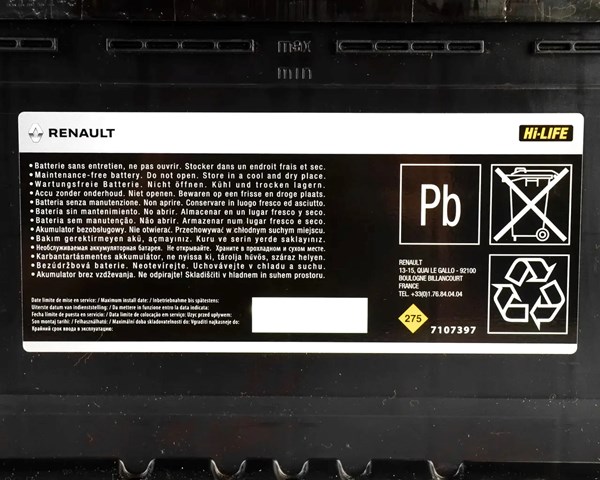 Купити 7711947965 Renault (RVI) Автомобільна батарея
