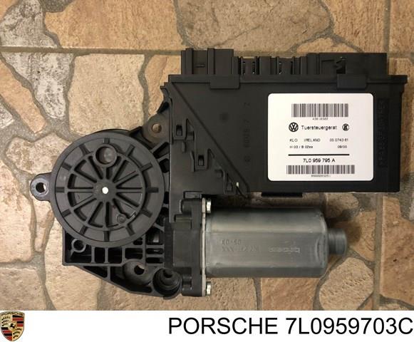 Двигун стеклопод'емника двері задньої, лівої Porsche 7L0959703C