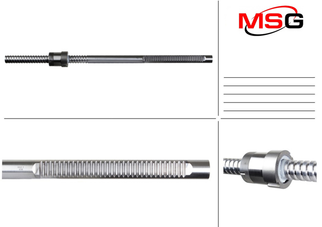 Вал / шток рульової рейки MSG BW406NLR0C