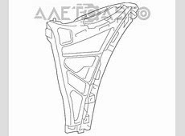 Молдинг арки крила переднього, правий FPS FP5502336 ціна, від 101.32 USD