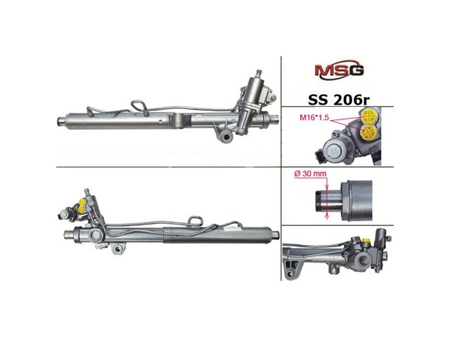 SS206R MSG Rebuilding Рейковий рульовий механізм