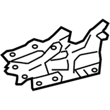 5341050110 Toyota Завіс капота, правий