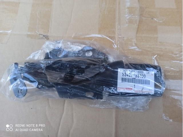 5342053100 Toyota Завіс капота, лівий
