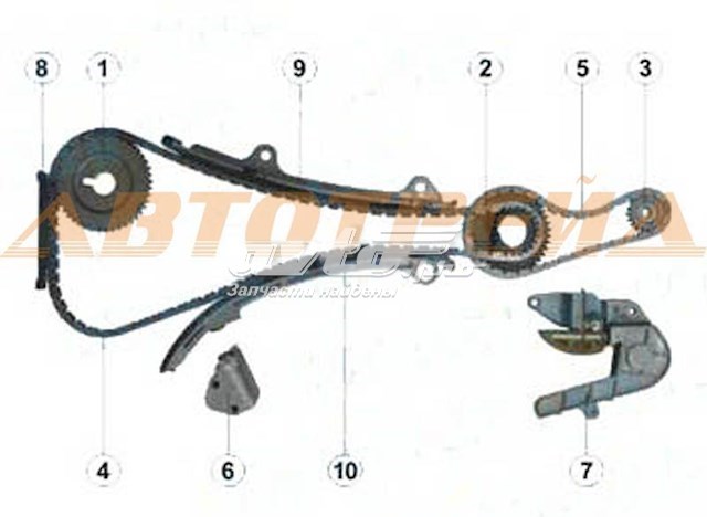 Ланцюг ГРМ TKNS212E SAT