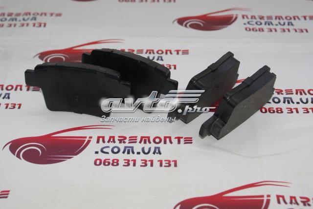 1031256000 BYD Колодки гальмівні задні, дискові