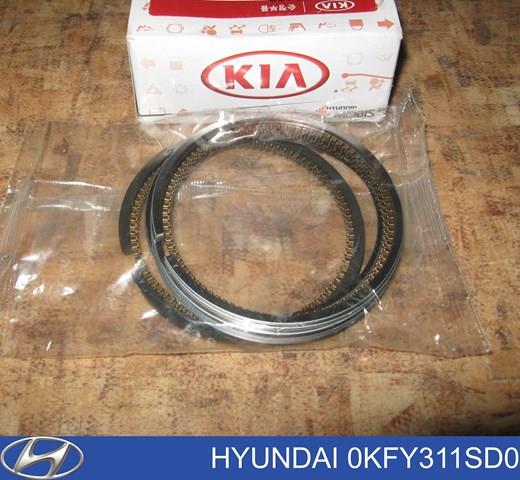 0K2Y311SDX Hyundai/Kia кільця поршневі комплект на мотор, 2-й ремонт (+0,50)