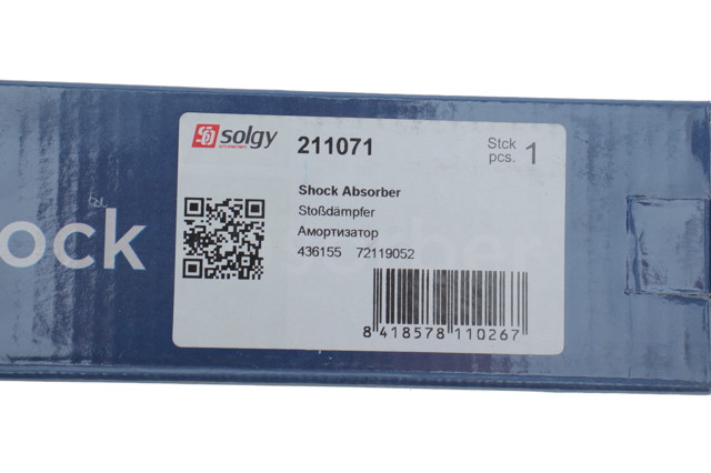 Амортизатор задній Solgy 211071 ціна, від 18.43 USD