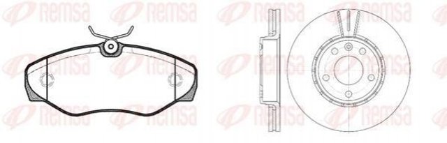 Диск гальмівний передній 883400 Remsa