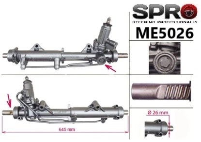 ME226R MSG Rebuilding Рейковий рульовий механізм
