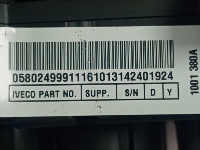 Перемикач підрульовий, лівий Iveco 5802499911