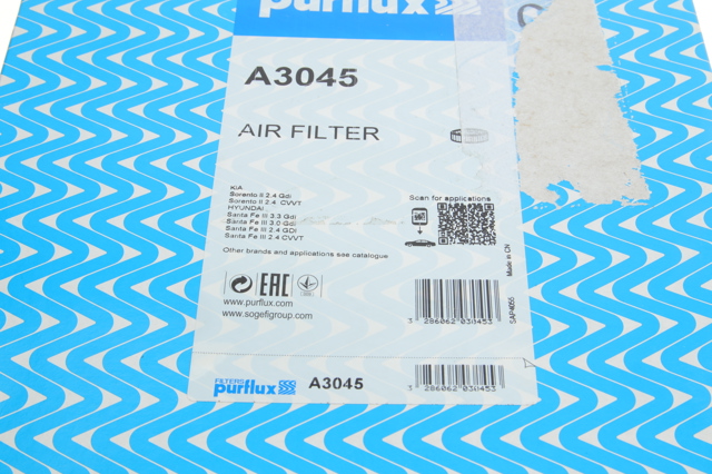 Купити A3045 Purflux Автомобільний фільтр повітря
