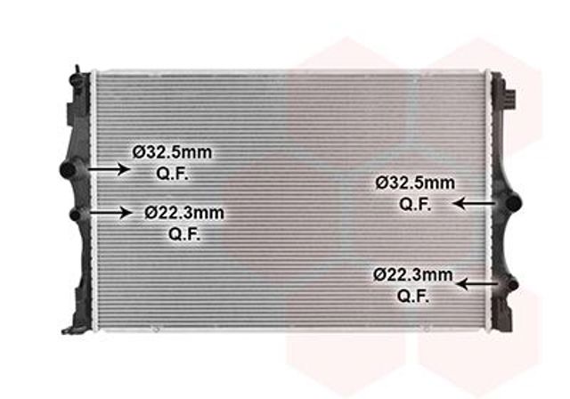 Купити RA67210Q Signeda Радіатор двигуна