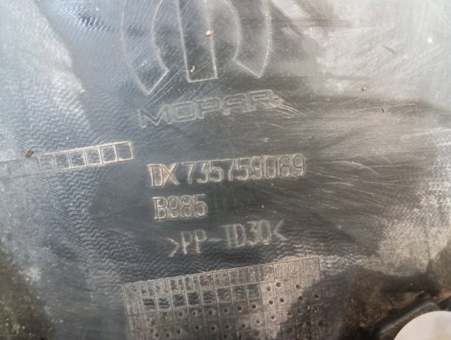735759145 Fiat/Alfa/Lancia Молдинг передньої арки колеса, правий